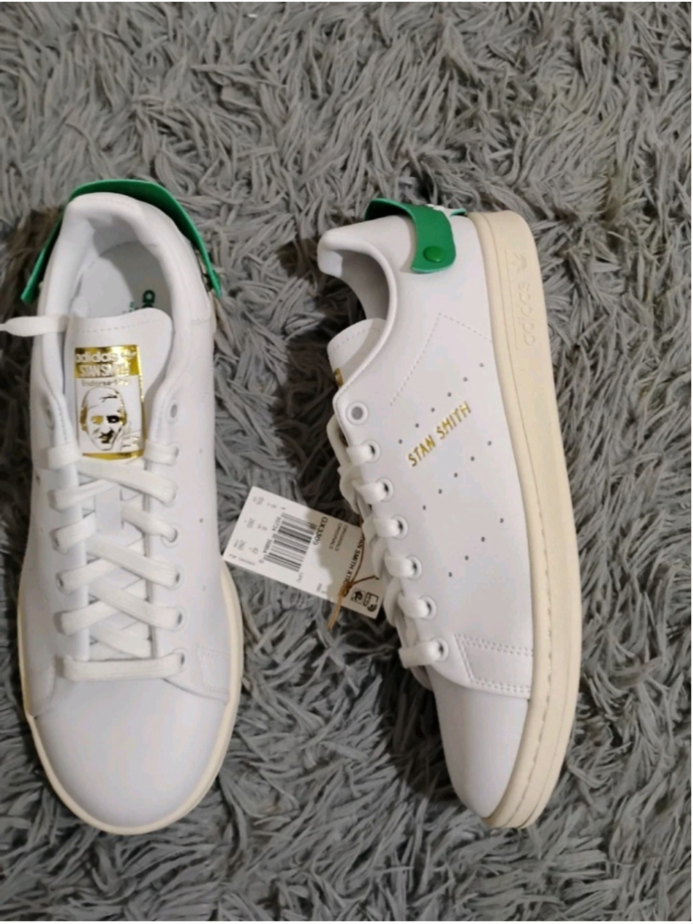 Adidas Stan Smith Men's Size 9.5 White Green Sneakers GX3309